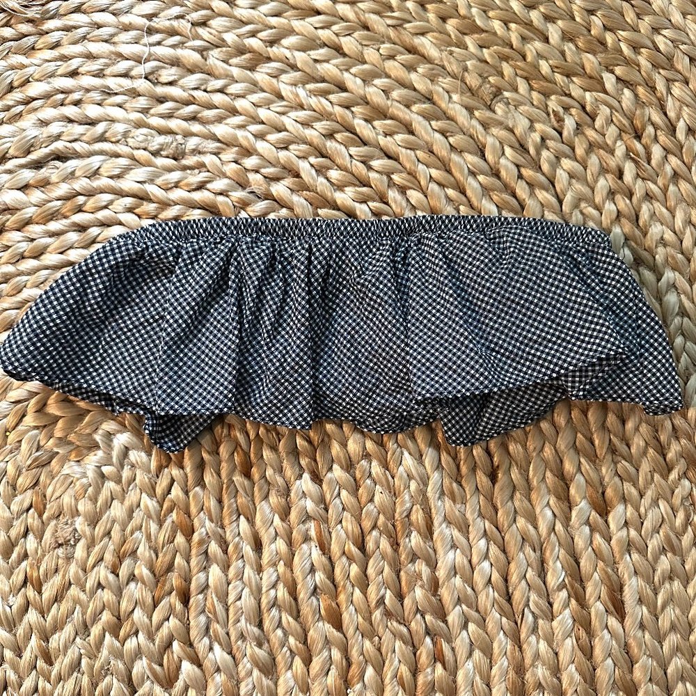 J Crew Ruffle Swim Top